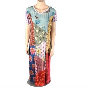 sacred threads patchwork dress